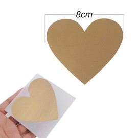 50pcs Rubbelaufkleber Herz Rubbellose Selber Machen Gold Rubbel Etiketten Selbstklebend Rubbelsticker Rubbelkarten Hochzeit Überraschung Schwangerschaft Verkünden Rubbel Folie Scratch Sticker 7x8cm