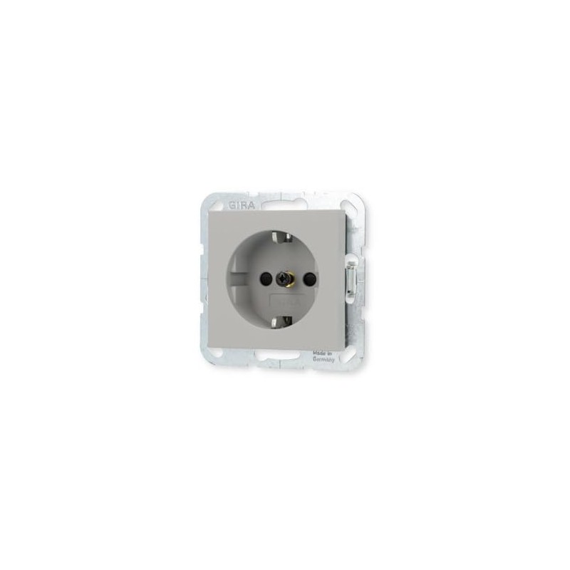 Gira 4453015 Schuko Socket, 16 A 250 V with Shutter,