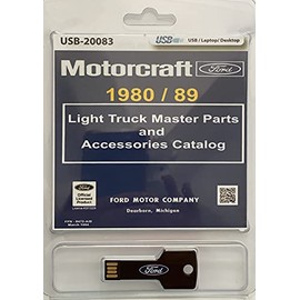 1980-89 Ford Truck Master Parts and Accessory Catalog (USB)