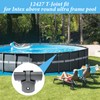 Delixike Pool Frame Replacement Parts 12427 T-Joint Leg amp Beam