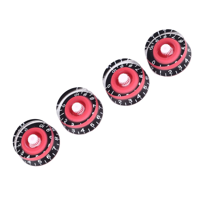 4Pcs Electric Guitar Knob Set Acrylic Volume Tone Control Guitar