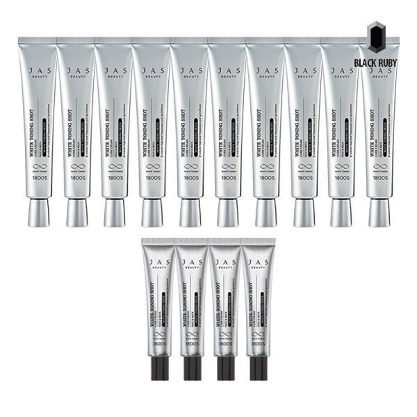 Jas White Toning Shot Core Cream 40ml x10 + 15ml