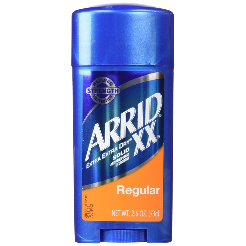 Arrid Regular Solid Deodorant, 2.6 oz
