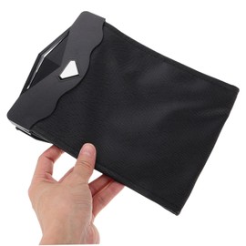 Bolsa de Basura para Carro Negra de Cuero Almacenamiento Conveniente y Diseño Elegante para Asiento Trasero en Viajes