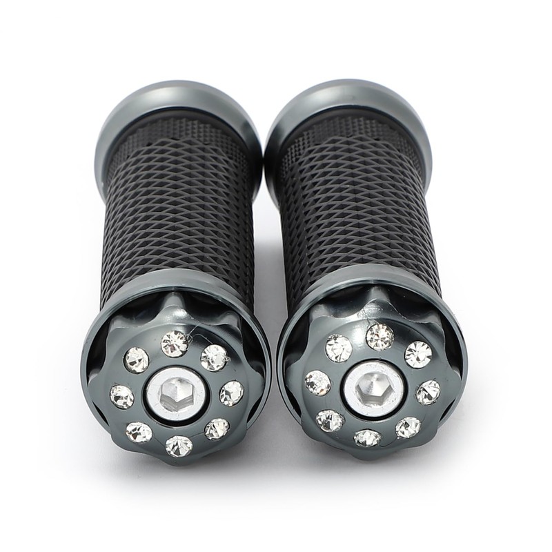 Bike Grip Bar End with Stone for 0.9 inch (22