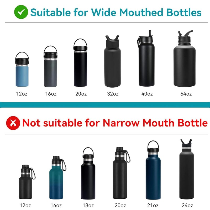 Spout Lid | Automatic Chug Lid Wide Mouth Top Lid,Convenient