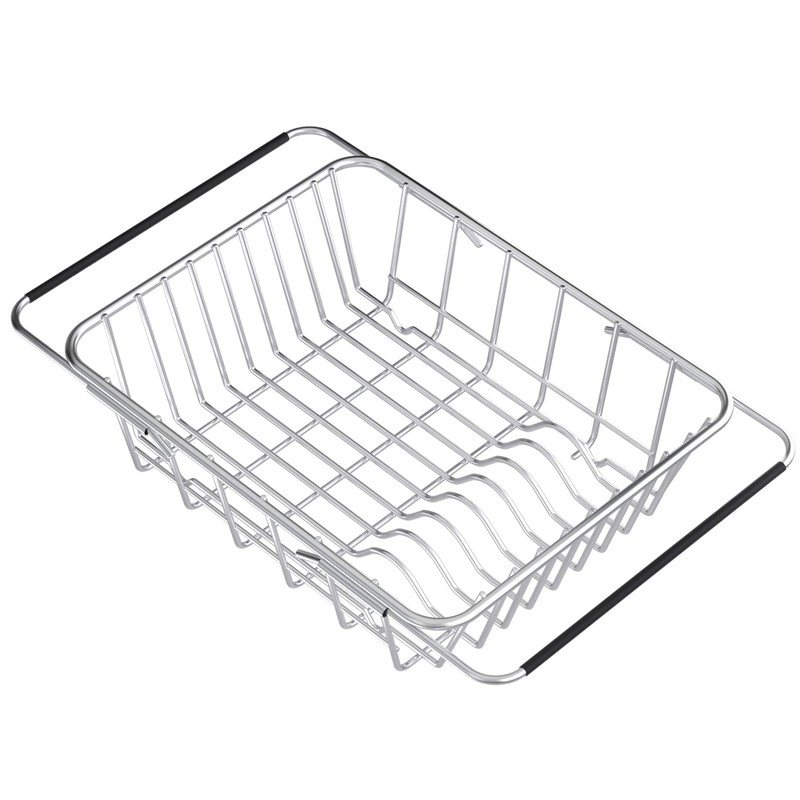 JINGWAYS Stainless Steel Dish Rack,Expandable Deep & Large Dish Drying
