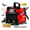 Soldador Inversor Mma+tig De 200 Amperios Con Pantalla Led Ligera Con Anti-adhesión Wanse