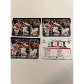 2024 Topps Series 1 - NL Home Run Leaders - #260 -"4-card lot "