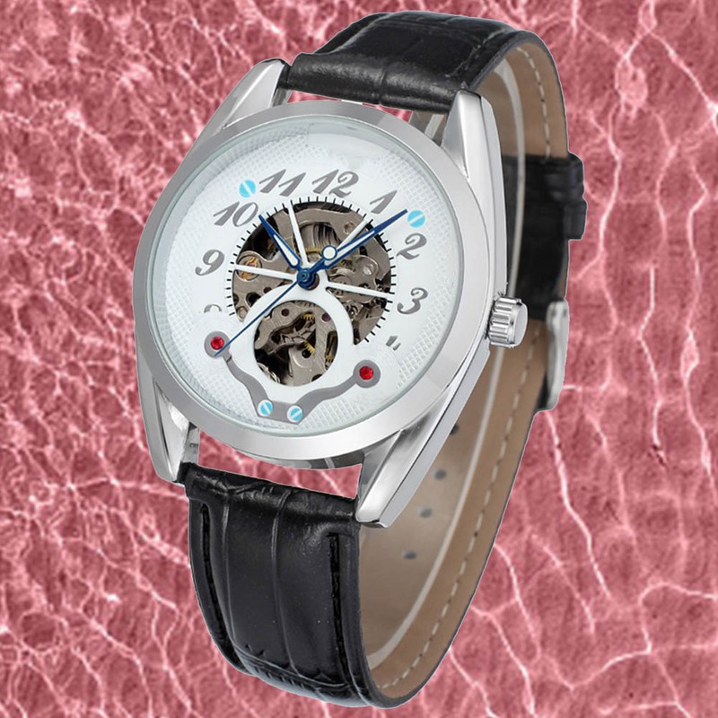 WINNER Male Automatic Watch Man Mechanical Watch Full Hollow Waterproof
