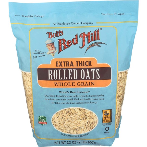 Bob's Red Mill Thick Rolled Oats 32 Ounce (Pack of