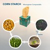 Moonygreen Compost Bags Small Trash Bags 2.6 Gallon, Extra Thick,