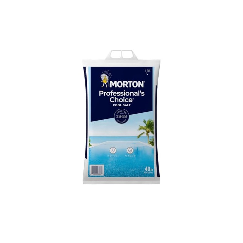 Morton Salt F134660000 Pro Pool Salt, 40 lb