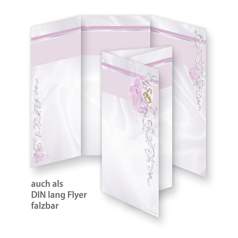 Writing Paper Wedding Silver Grey (25 Sets Including Envelopes) Printed