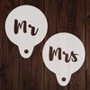 Mr Mrs Macaron Oreo Cookie Stencils Small Mylar Stencil Set