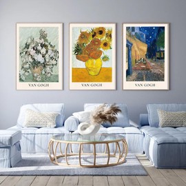 Diamond Art Kits for Adults Beginner, 9 Pack Famous Painting DIY Modern Diamond Painting Kits 5D Diamond Dots Gem Art Crafts with Tools,Round Full Drill Funny Crafts for Home Wall Decor&Gift-10x13.7in