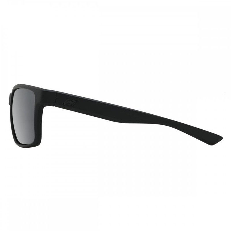 Dirty Dog Men's Yolo Sunglasses Black/Grey Polarized Rectangular Casual Full
