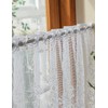 Devola Net Curtains Jacquard Curtains Lace Short Country House Style