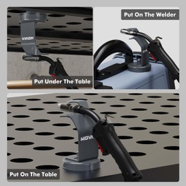 MIGVAN Magnetic MIG Welding Torch Holder, MIG Torch Holder with Strong Magnet Base, MIG Welding Stand for MIG Gun