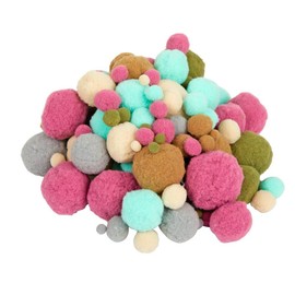 Colorations Natural Tones Color Pom Poms - 1200 Pieces