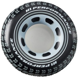 Intex Inflatable 36" Giant Tire Tubes for Swimming Pool/Lake/Ocean (4 Pack)