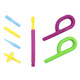 ARK's Oral Motor Starter Kit with Z-Vibe and Chewies (Magenta, with Case)