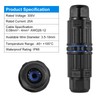 QCCAN 2PCS Waterproof IP68 Junction Box Outdoor Electrical Cable Connector