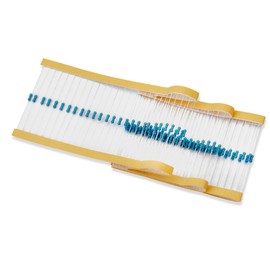 Innfeeltech 100 Pcs 1/4W 1% Tolerance 4.7K Ohm Metal Film Resistor Resistance for DIY Project and Experiments