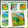 Wooden Cube Puzzle, Wooden Picture Cube, 3D Picture Cube Puzzle