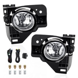 RAPOOSANS Driving Fog Lights Lamps Assembly Kit for 2009-2014 Nissan Maxima Fog Light Replacement with H11 Halogen Bulbs Switch and Wiring Kit