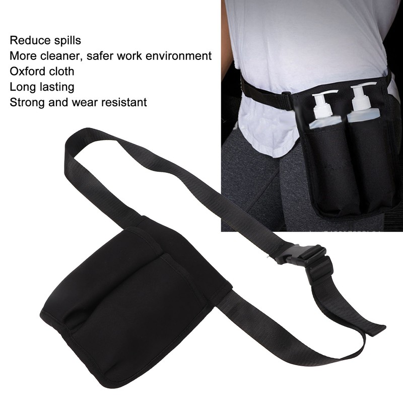 Massage Bottle Double Holder Adjustable Prevent Falling Oxford Cloth Dual