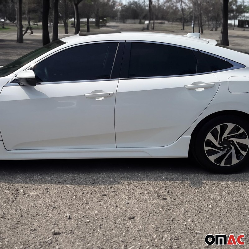 OMAC Window Molding Trim Streamer for Honda Civic 2016-2021 Sedan