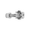 CARDINE INOX AISI 304 CON CAVALLETTO E BUSSOLA - M16
