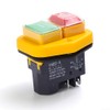 EasyByMall KJD17B AC220V 18A Waterproof Magnetic Push Button Switch 4
