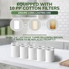 10 Pcs Replacement Filters for Hurran Filtered Kitchen Faucet with