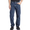 Wrangler Men's The Rugged Relaxed Fit Jeans, Medium Stone, 36X30