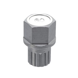 X AUTOHAUX Car Wheel Lock Wheel Nut Socket Carbon Rich Steel Wheel Lock Nuts Screw Base 60/15PT