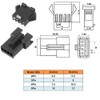 SSZYMAOYI 200pcs Small Housing Connector Wiring Terminals 2Pin 3Pin 4Pin