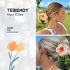 6 Pcs Flower Hair Clips for Women, Hawaiian Hibiscus Hair