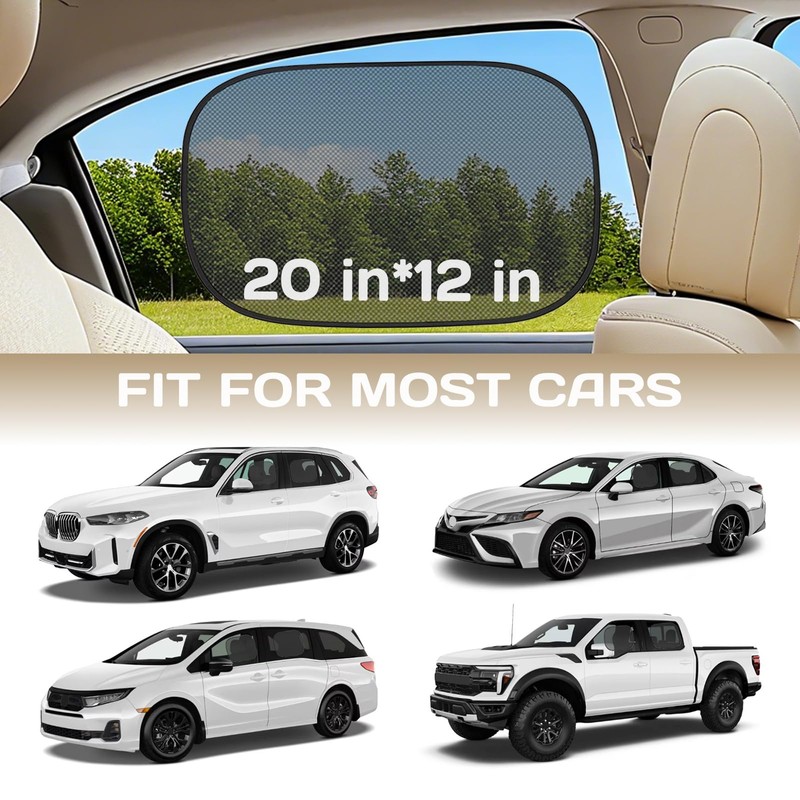 for Honda Accord 2018-2022 Car Window Shades, 8pcs Privacy Sun