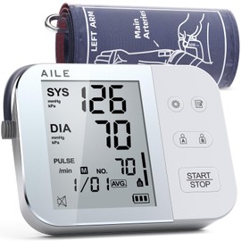 AILE Blood Pressure Monitor for Home Use, 111 Blood Pressure Machine - Blood Pressure Cuff (8.7-16.5") - Voice Broadcast - Accurate and Reliable Upper Arm BP Monitor