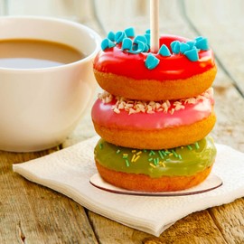 Wood Donut Stands - Set of 3 Donut Display Stands - Wedding Donut Bar Holder Dessert Bar Stand Wedding Decor