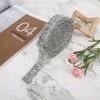 Rhinestones Trim Silver Base Ribbon DIY Hand Made Decoration Phone