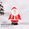 ledmomo 24pcs Christmas Figurine Santa Figurine Tabletop Figurine Table Objects
