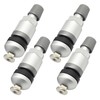 Ollanoos 4Pcs HLV012 TPMS Clamp-in Valve Stem, Replacement for Ford