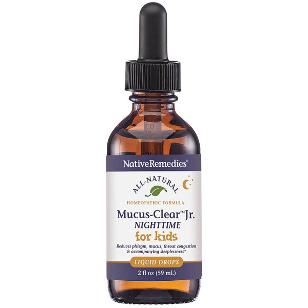 Native Remedies Mucus-Clear Jr. Nighttime - Temporarily Relieves Mucus Congestion in Children