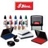 Shiny SHI-40604 Self-Inking Stamp Refill Ink by 2oz, Red Ink