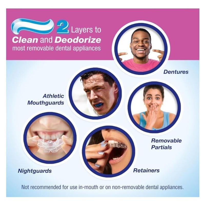 Fresh 'n Brite Denture Cleaning Paste, 3.8 Ounce (Pack of