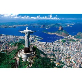 1000 Pieces Jigsaw Puzzle (Genghis Khan Song. Puzzle master of the city of Rio de Janeiro and Christ of the Hills – Brazil (X in)