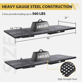 Garage Storage Rack, 2 Pack 1.6x4ft Garage Wall Shelves, Garage Wall Shelving Wall Garage Storage Shelves Floating Wall Shelves, Heavy Duty Wall Shelves Wall Mounted Floating Shelves 560lbs Capacity